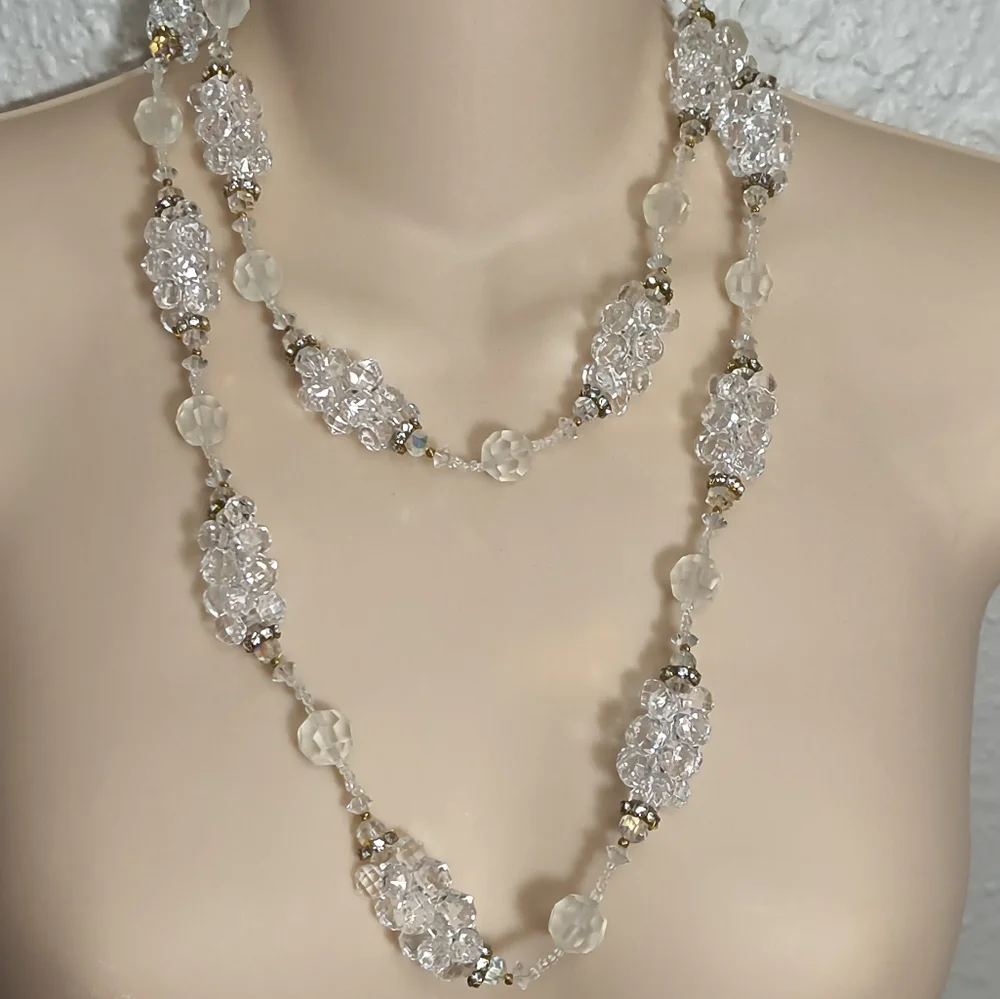 Vintage Vendome Crystal Necklace – 45 inches - Picture 2 of 7